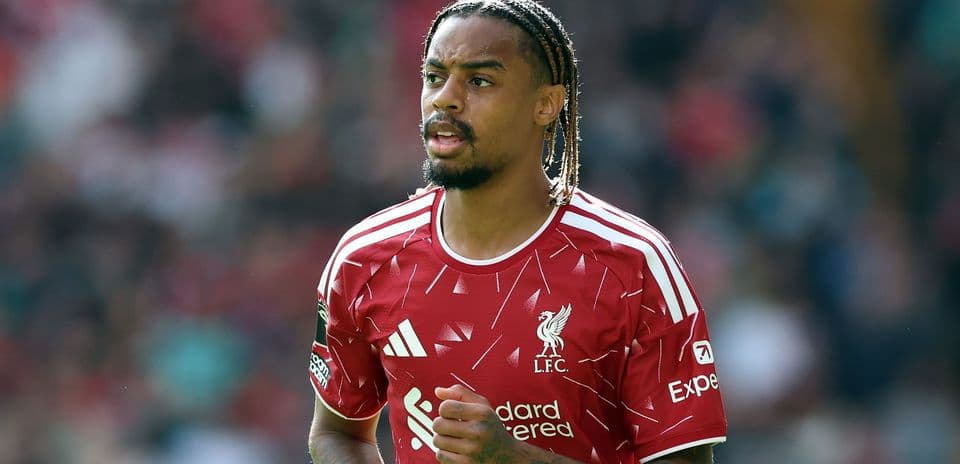 Liverpool player on the field during match
