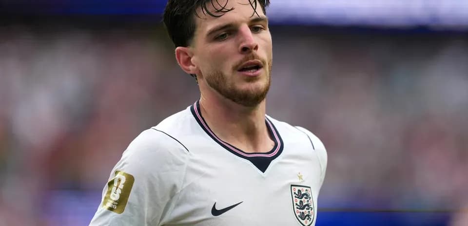 Player walking on the pitch in England kit