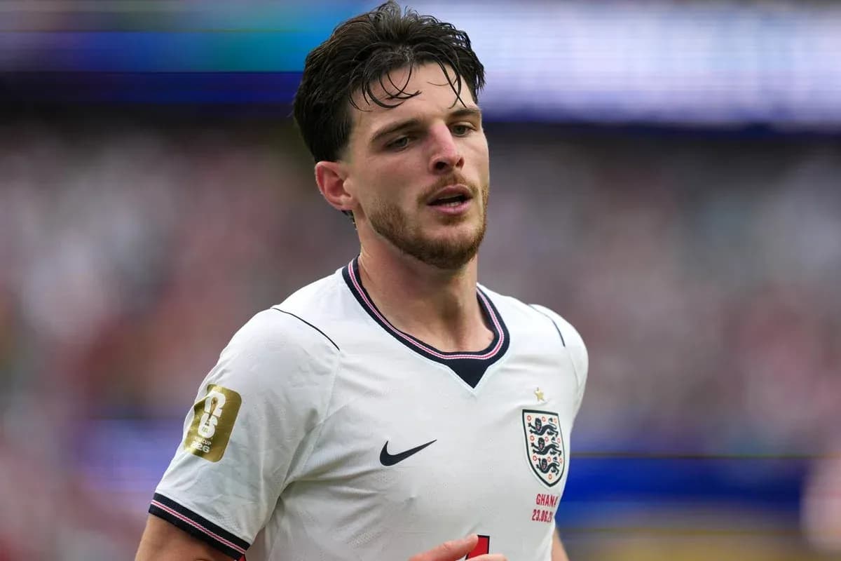 Player walking on the pitch in England kit