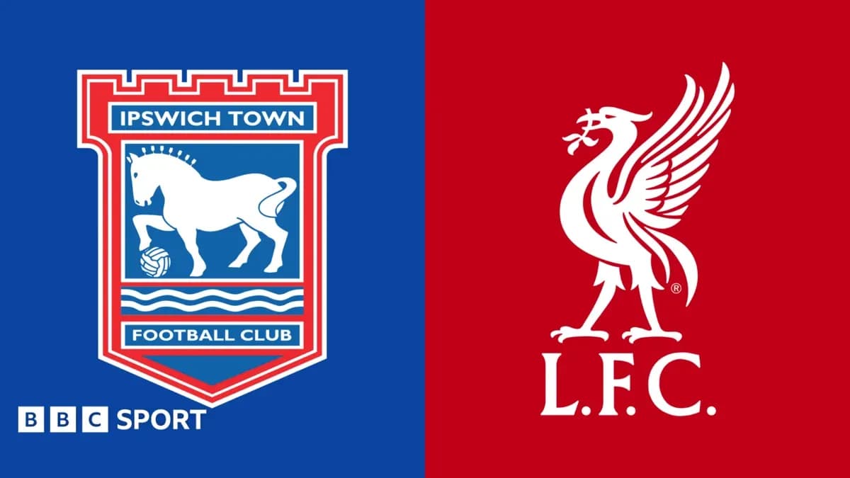 Logos of Ipswich Town and Liverpool Football Clubs