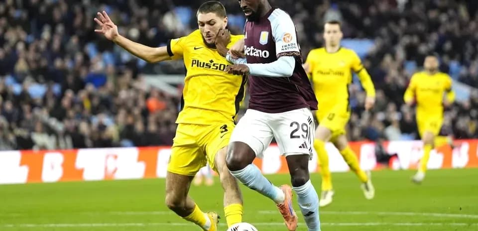 Player dribbling the ball during a match
