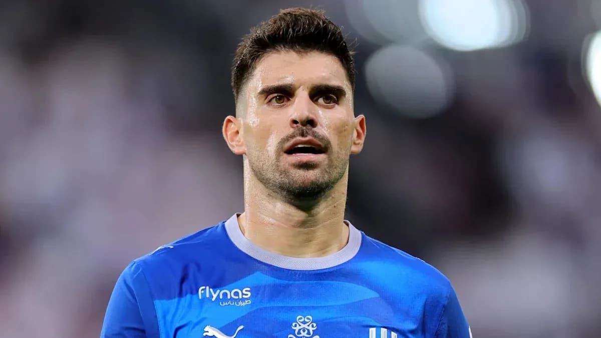 Player in blue jersey during match close-up