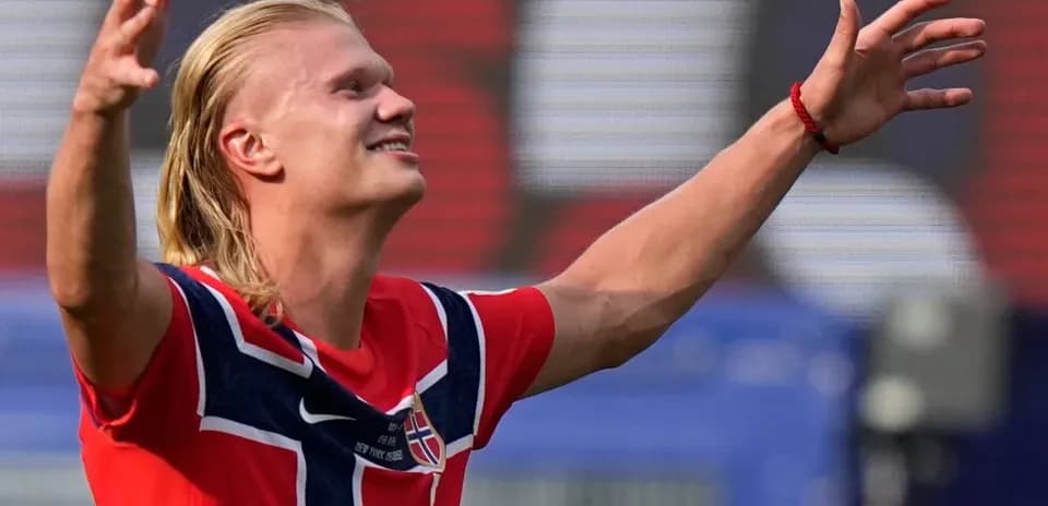 Player celebrating after scoring a goal