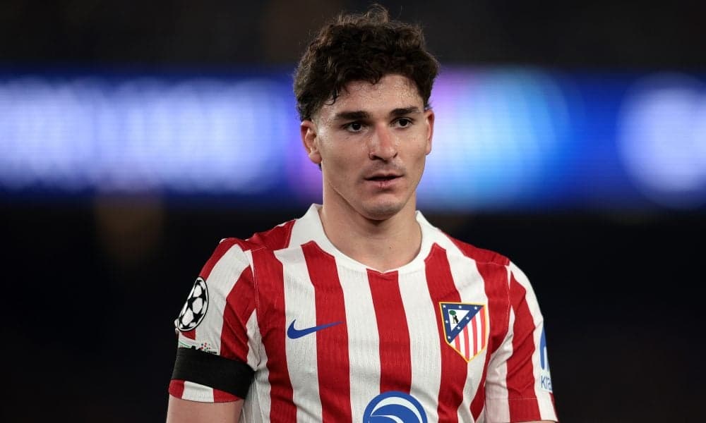 Atletico Madrid player during match moment