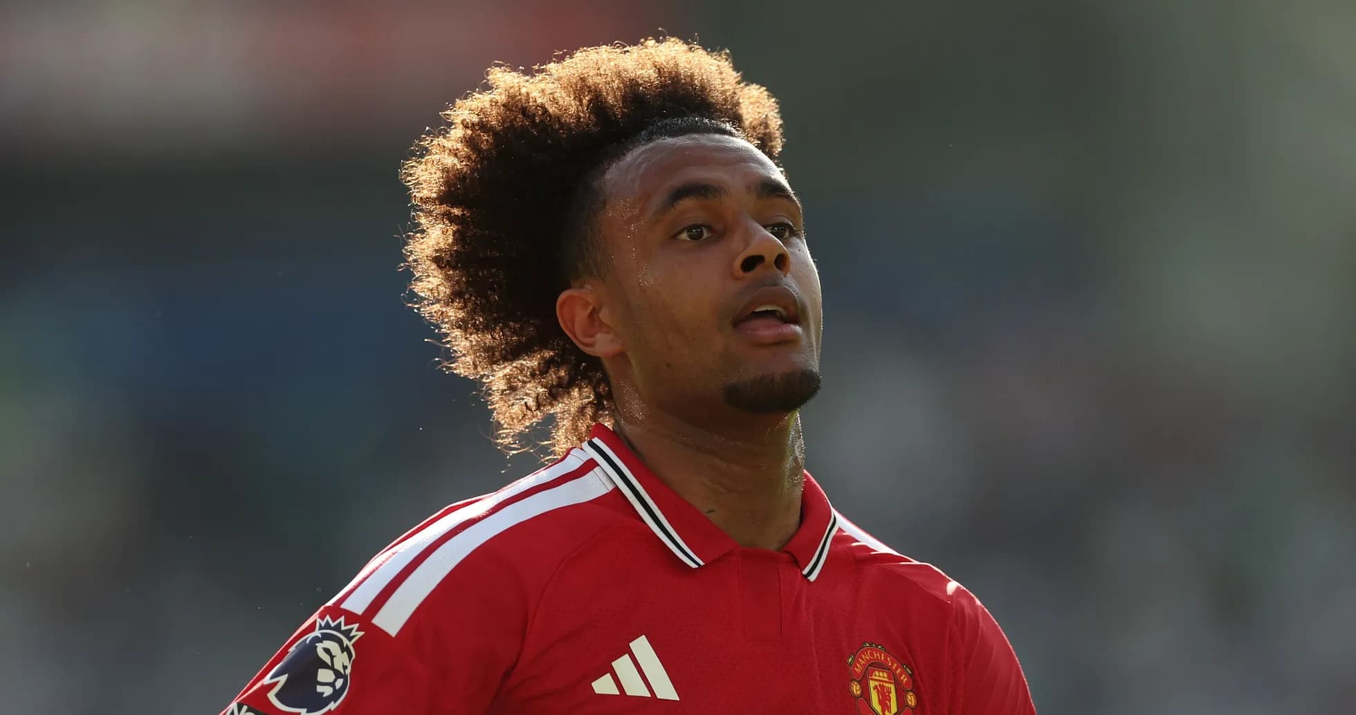 Manchester United player during a match