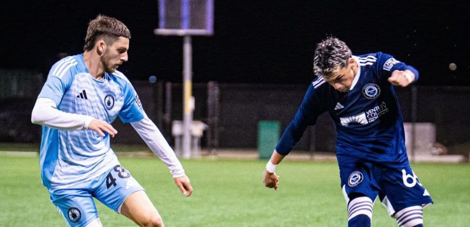 Two players competing during Tacoma Defiance match