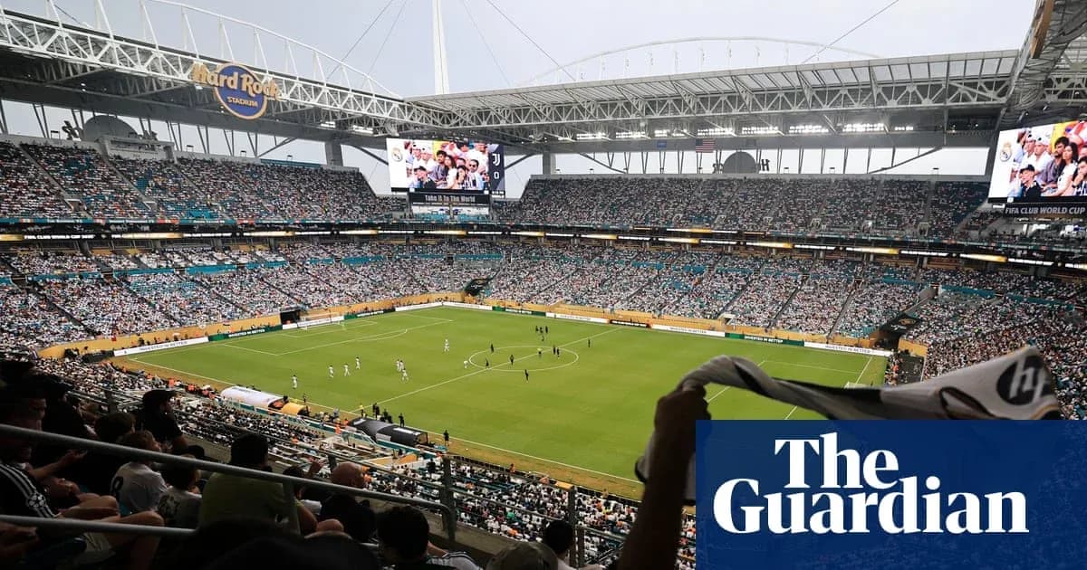 View of a crowded stadium during a soccer match