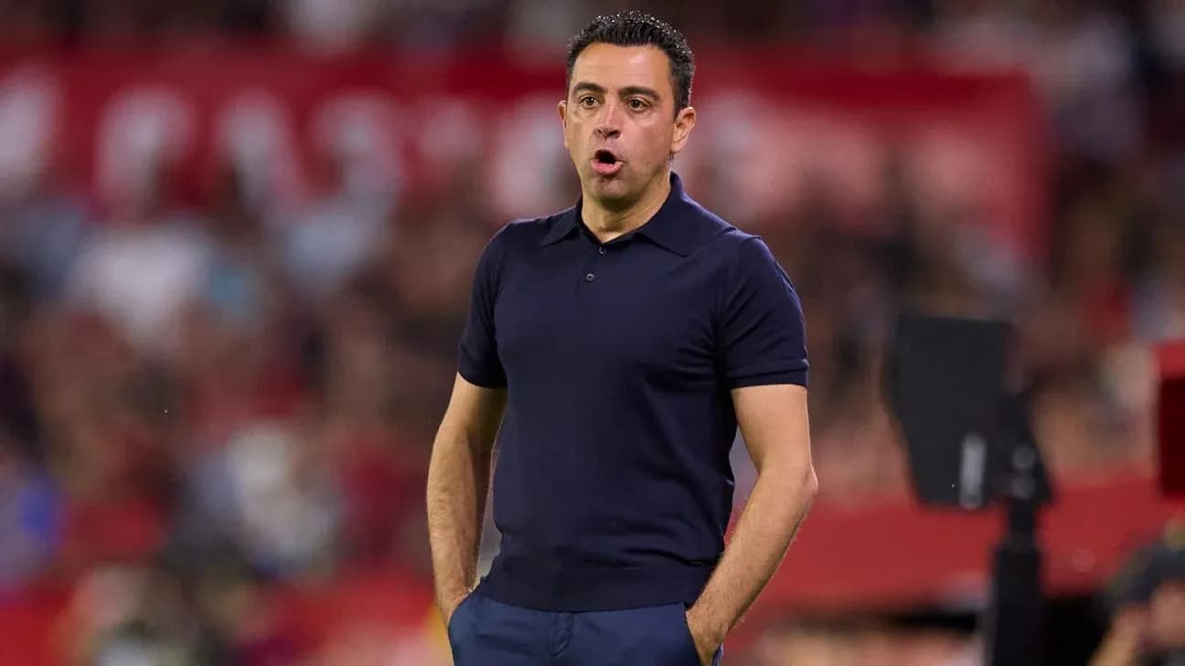 Coach gesturing during a football match