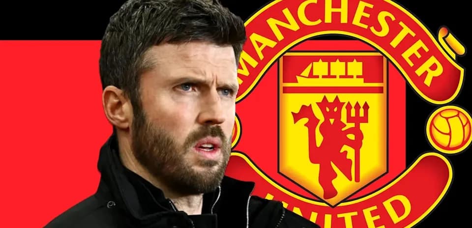 Coach with Manchester United logo in background