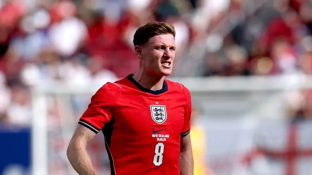 Player in red jersey during a soccer match