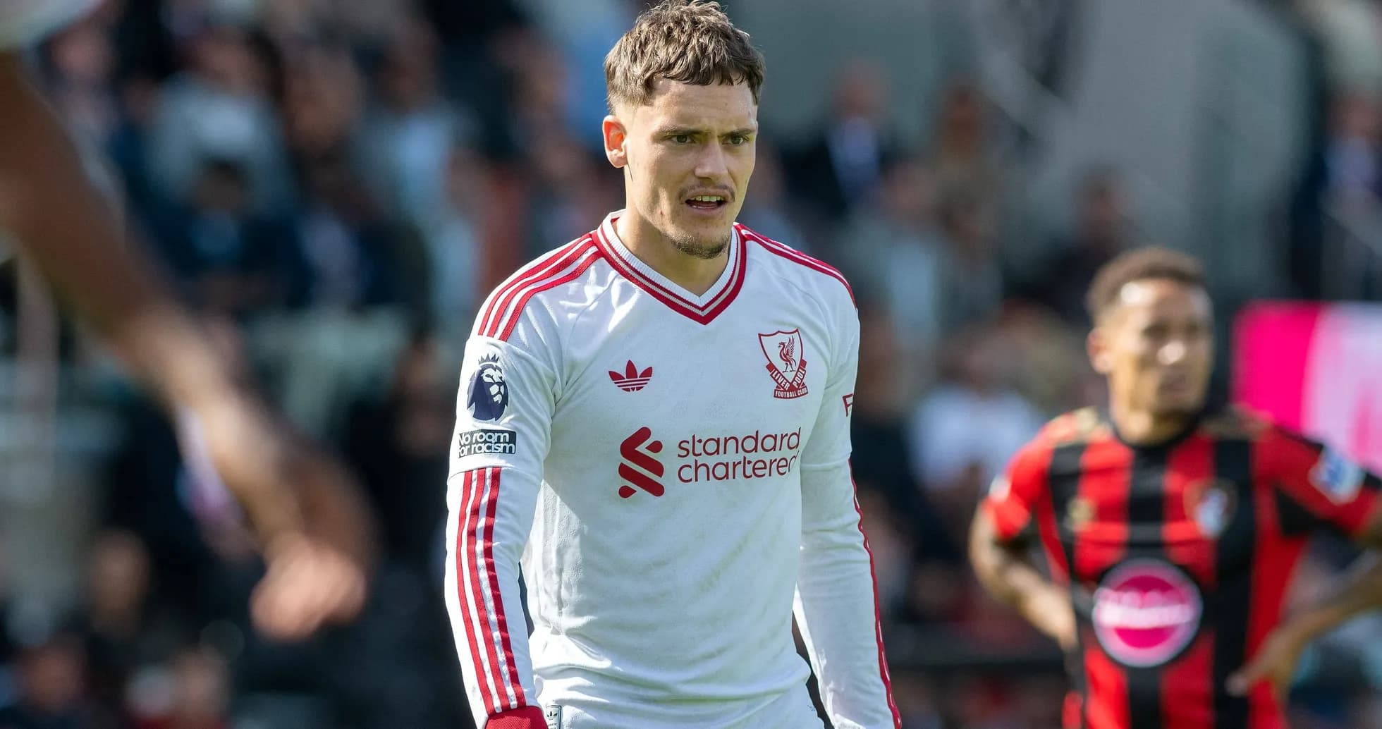 Liverpool player on the field during match