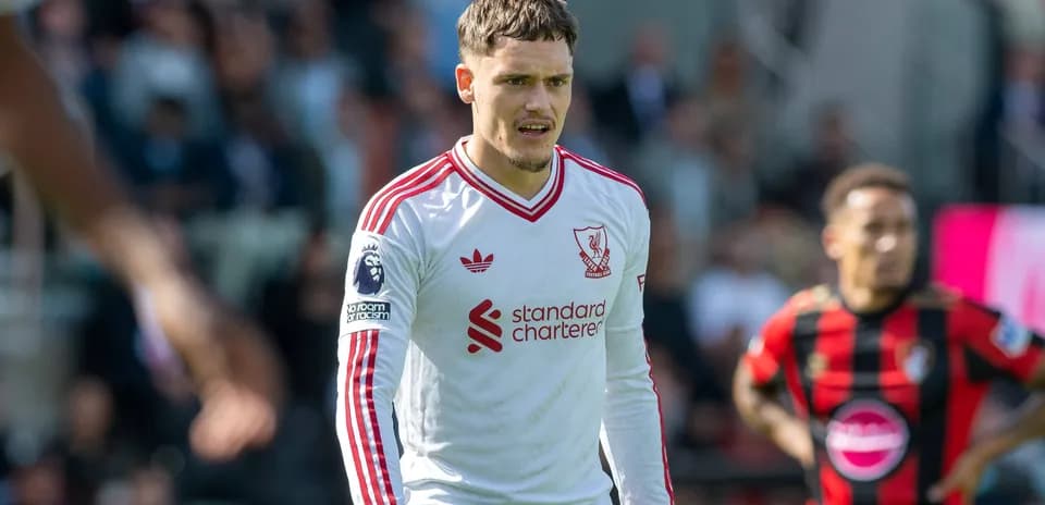 Liverpool player on the field during match