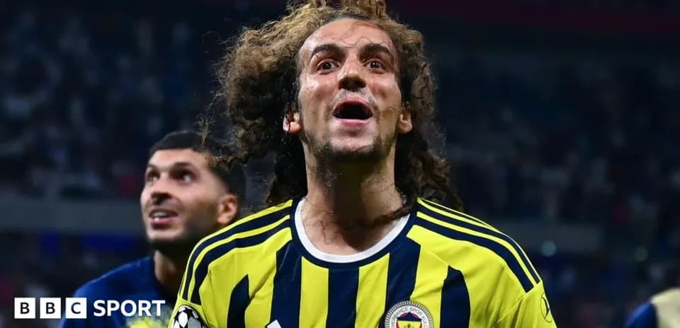 Fenerbahçe player celebrating a goal during match