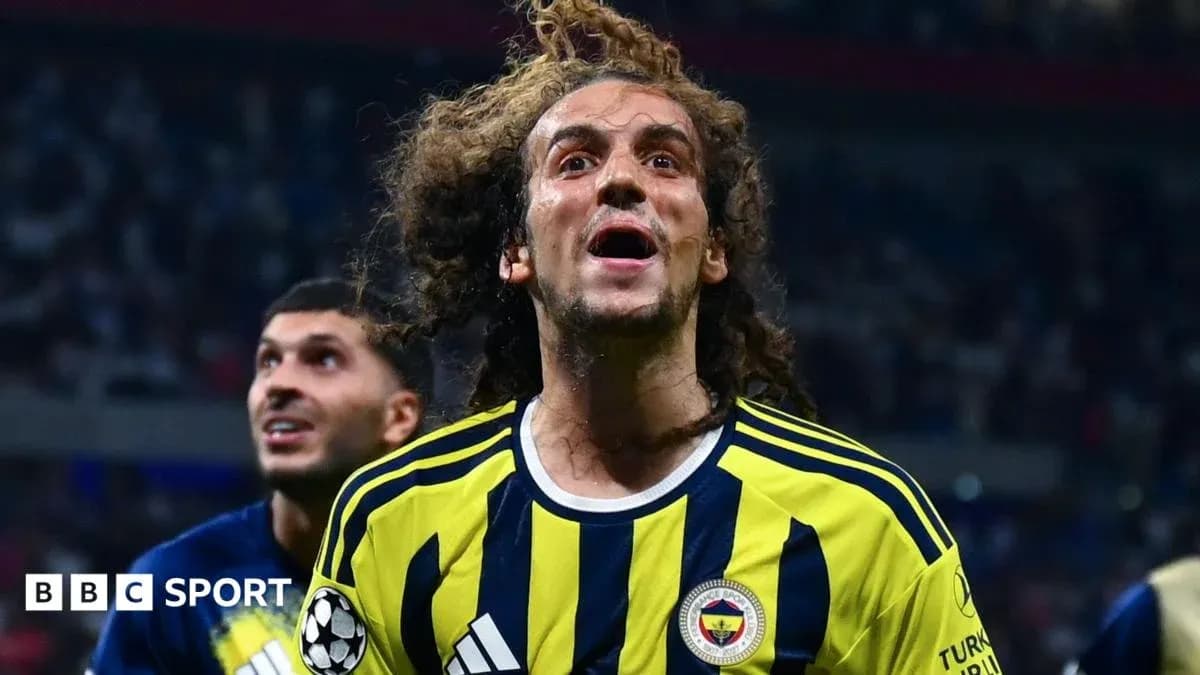 Fenerbahçe player celebrating a goal during match