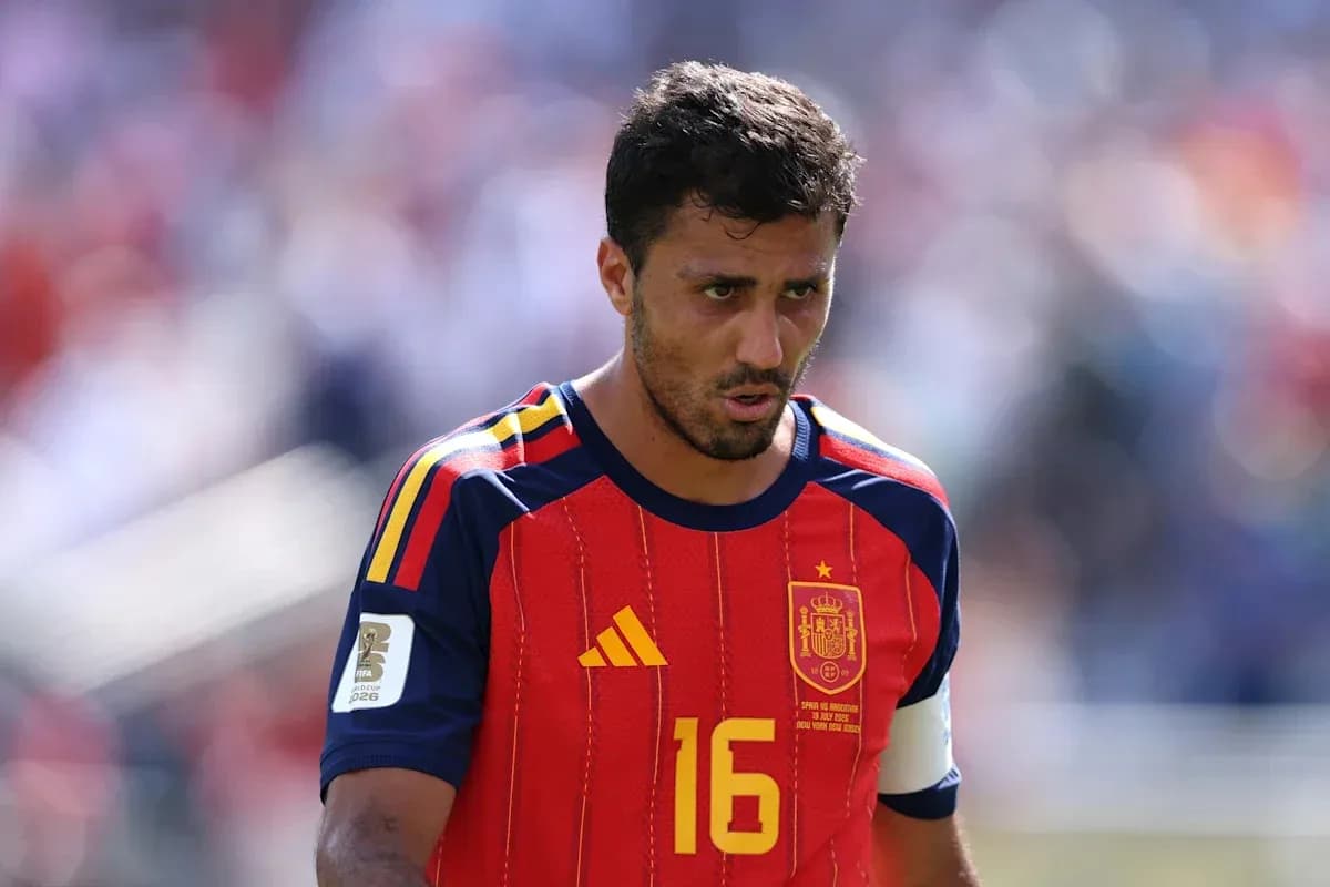 Player in Spain jersey during match action