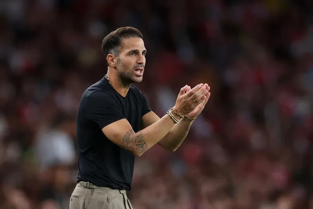 Coach gesturing and giving instructions during match