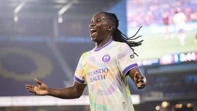 Player celebrating after scoring a goal