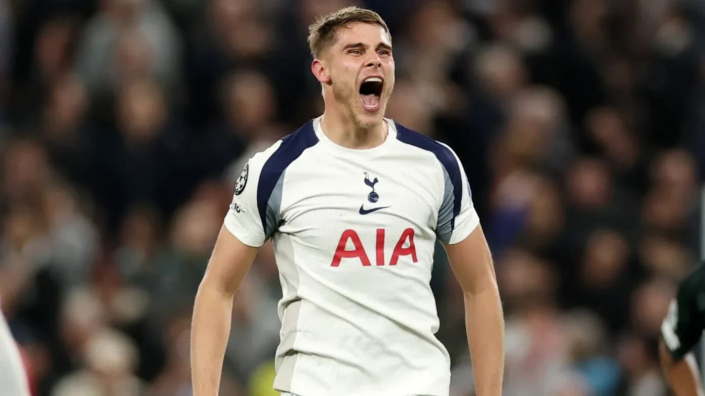 Player celebrating during a UEFA Champions League match