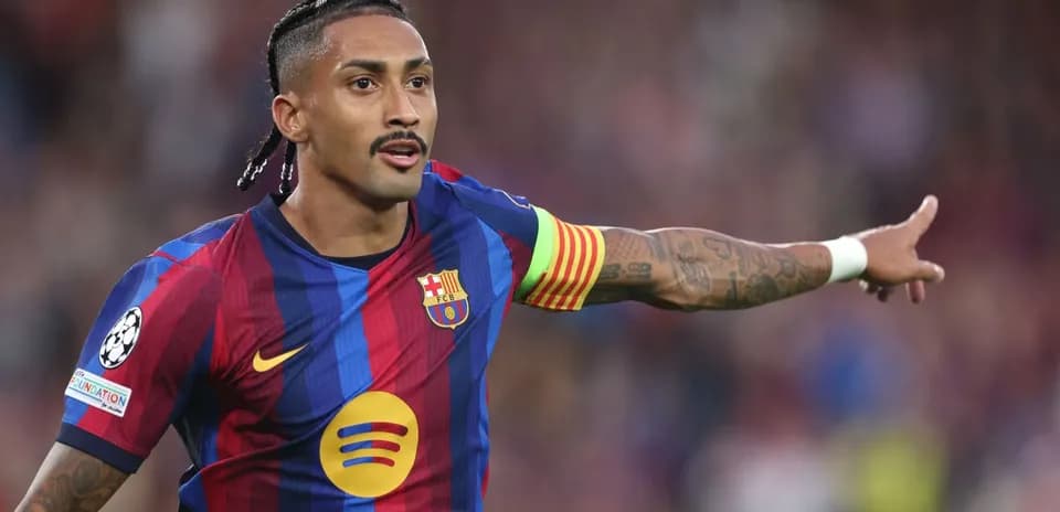 Player gesturing during match for FC Barcelona