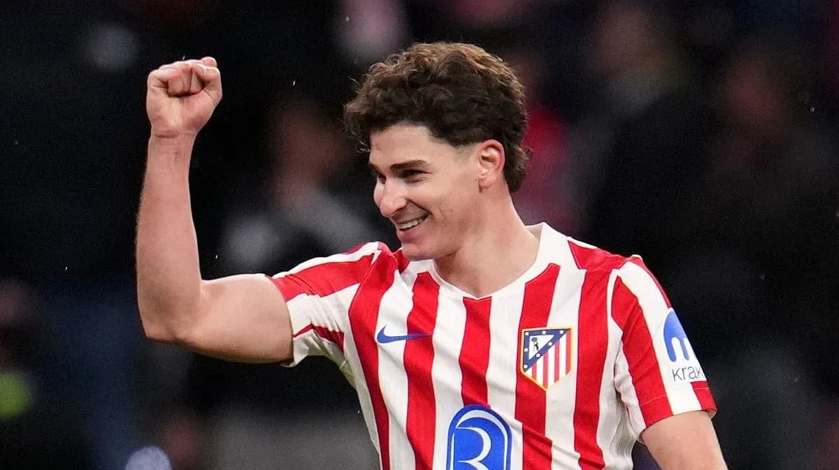 Atletico Madrid player celebrating a goal