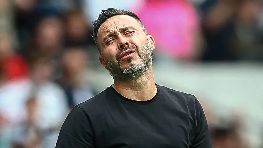 Manager reacting during match on the sidelines