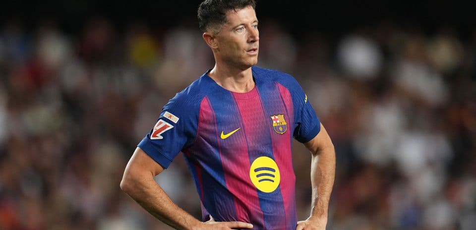 Player in Barcelona kit during a match