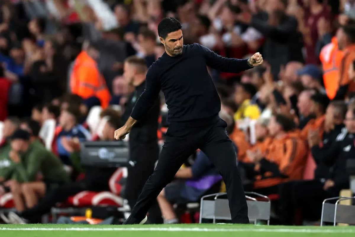 Coach celebrating during a match from the sidelines