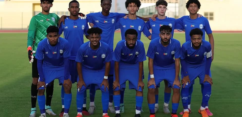 Al Nasr U23 team posing for photo