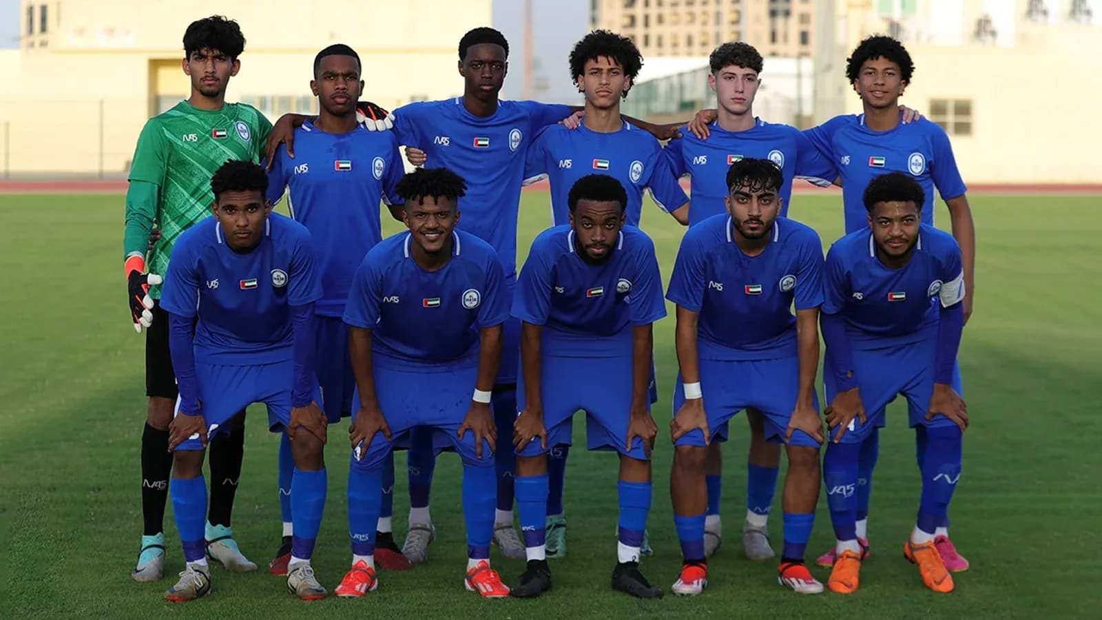 Al Nasr U23 team posing for photo