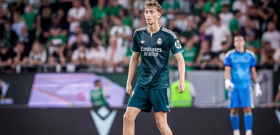 Real Madrid player on field during match