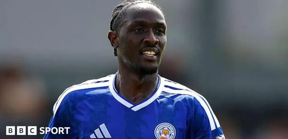 Player in Leicester City kit during match