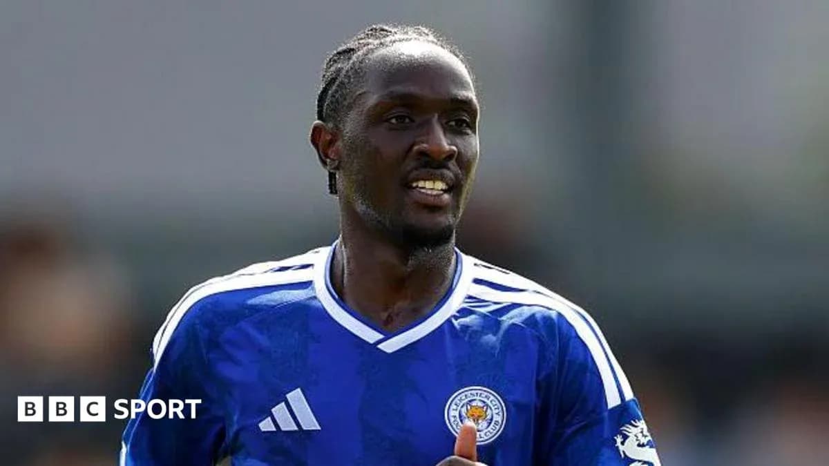 Player in Leicester City kit during match