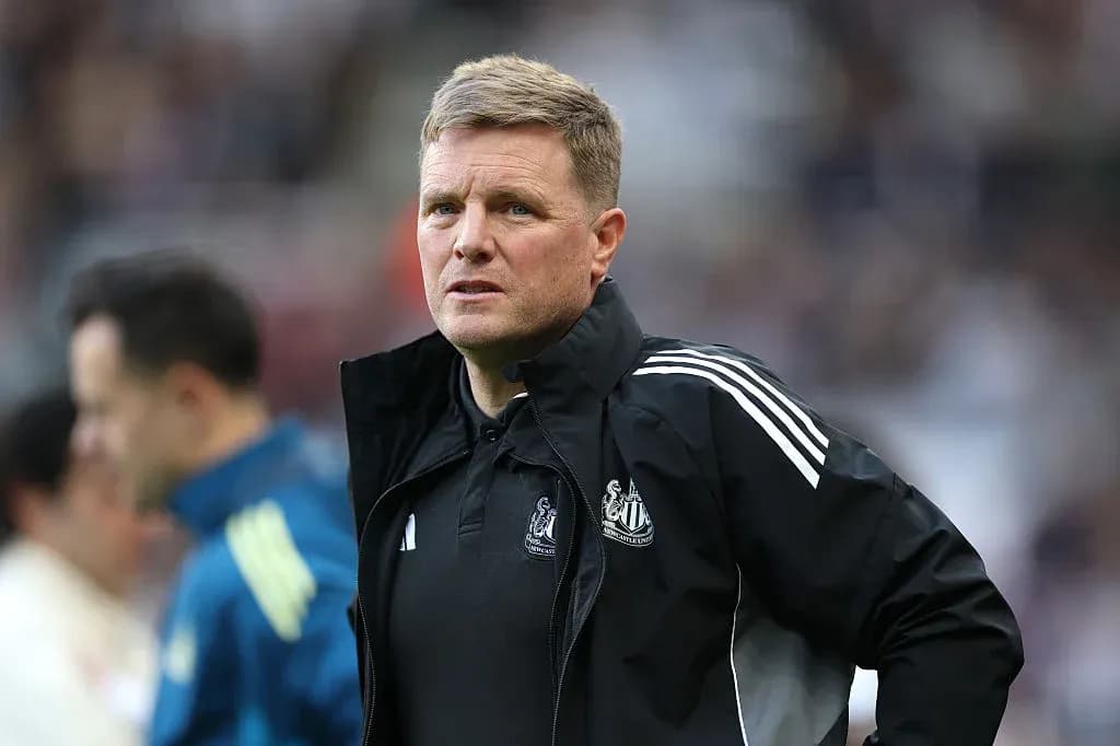 Newcastle United manager during a match