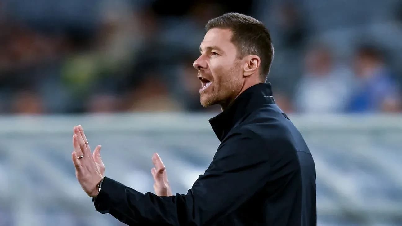 Coach gesturing during a match on the sideline