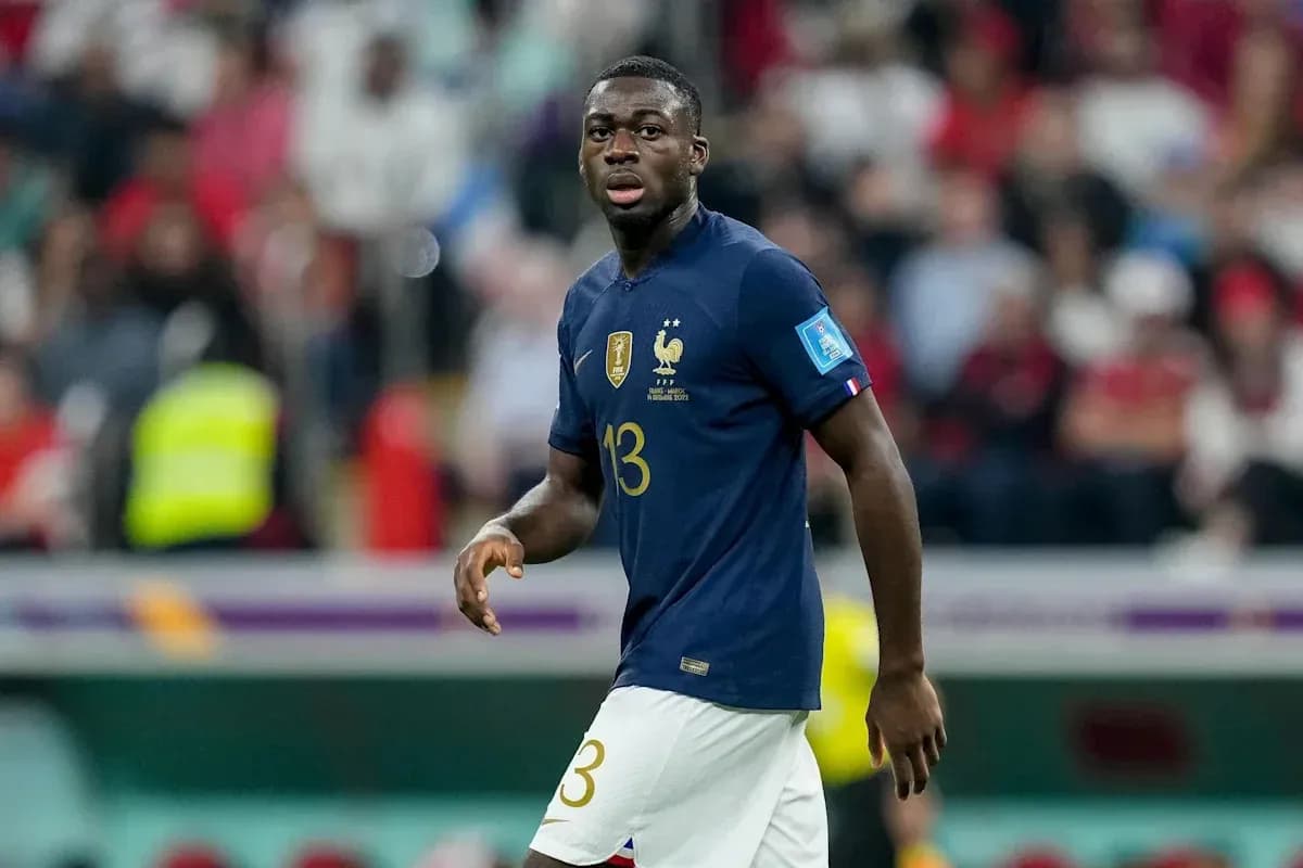 Player wearing France jersey during a match