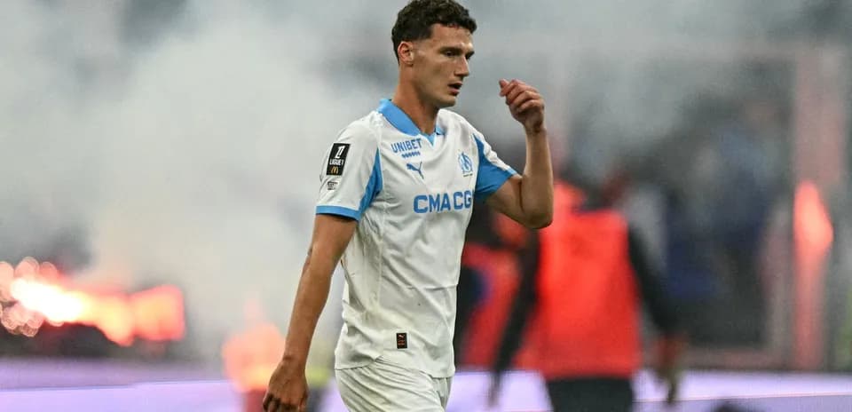 Player walking off the pitch during a match