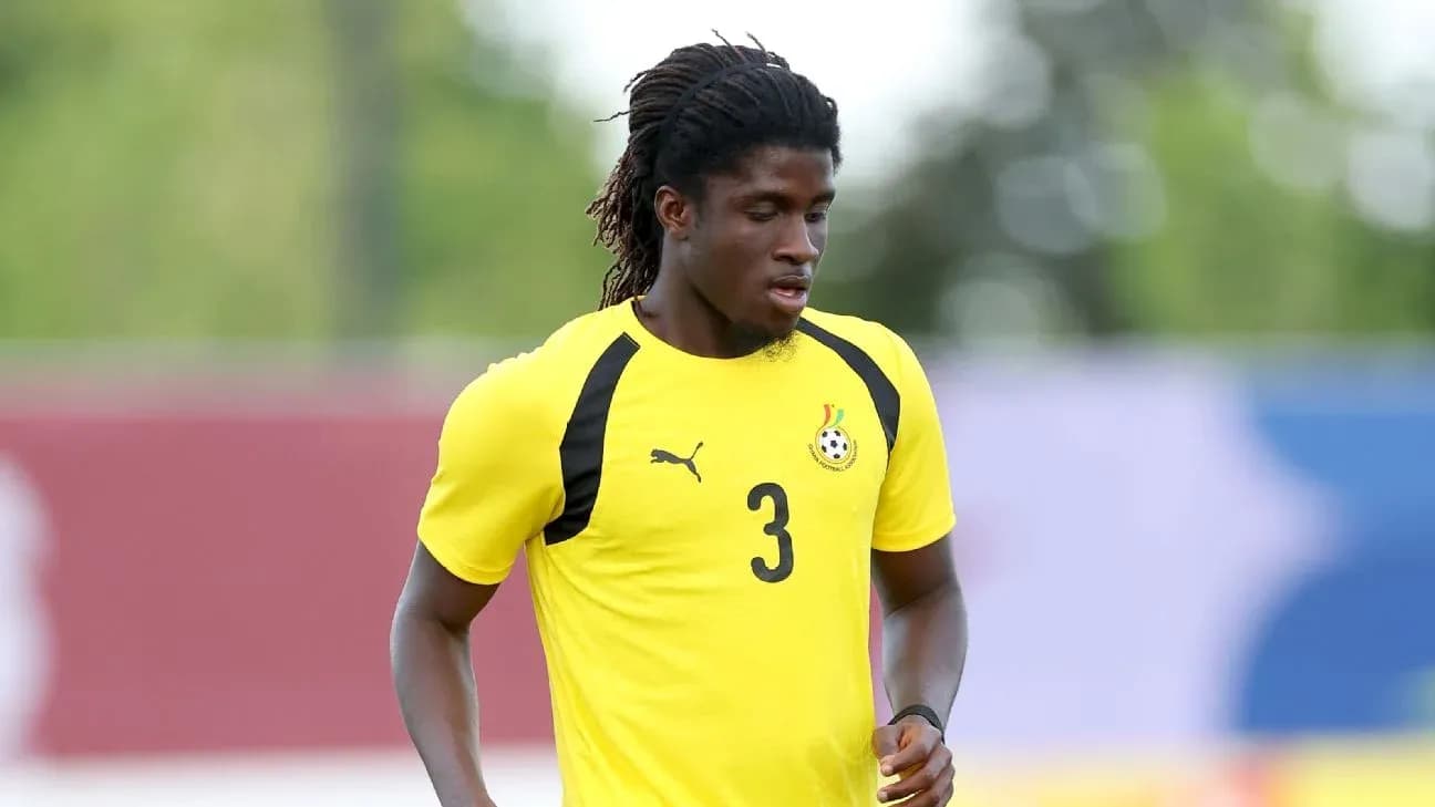 Player in yellow jersey training on field
