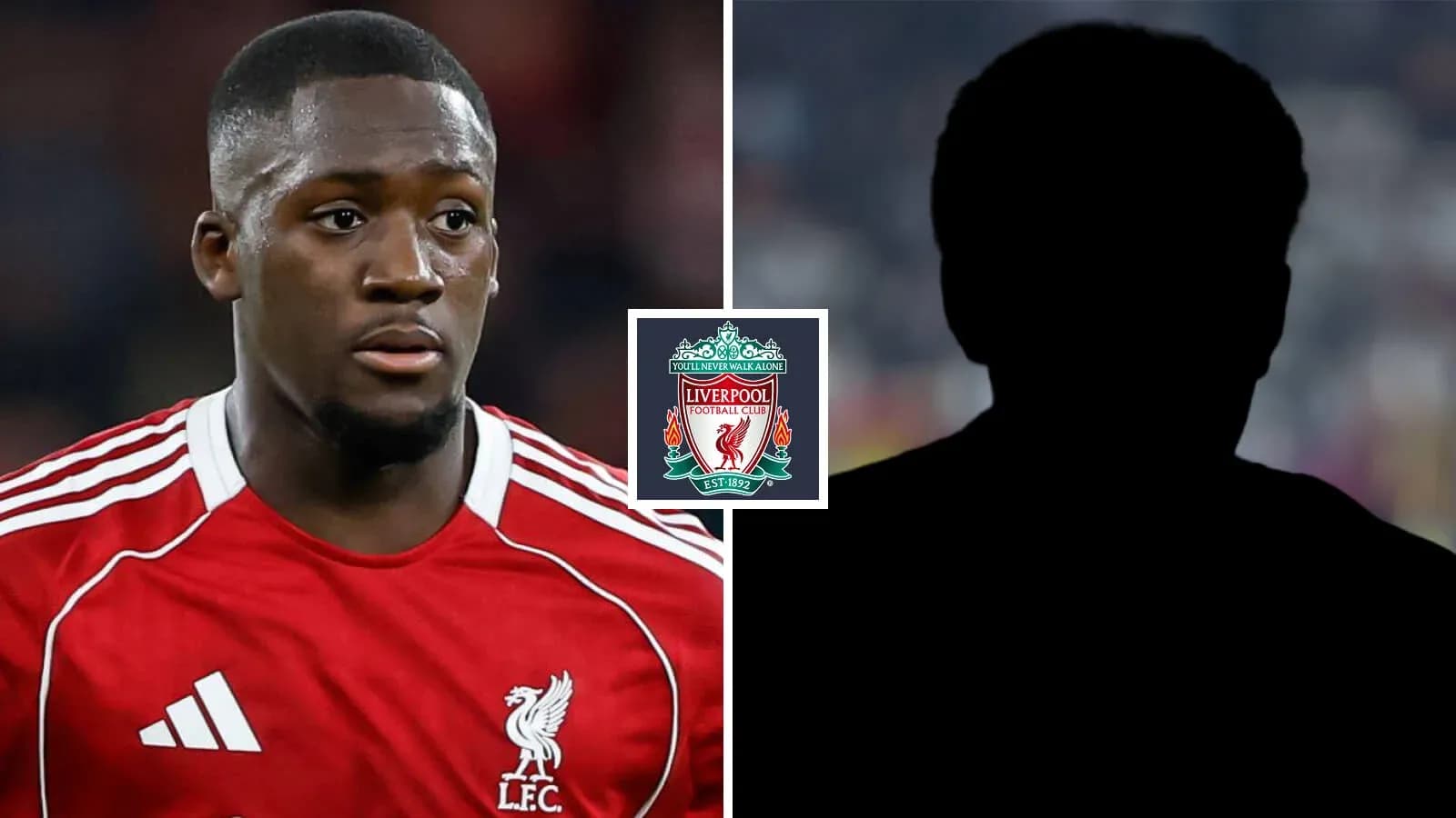 Liverpool player in red jersey with club logo
