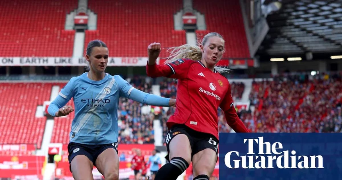 Players from Manchester City and Manchester United competing