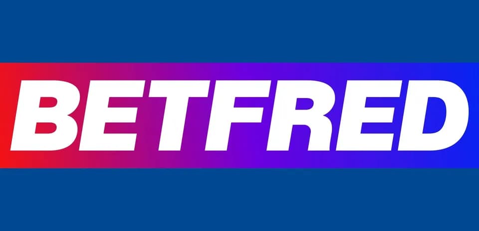 Betfred logo on blue background