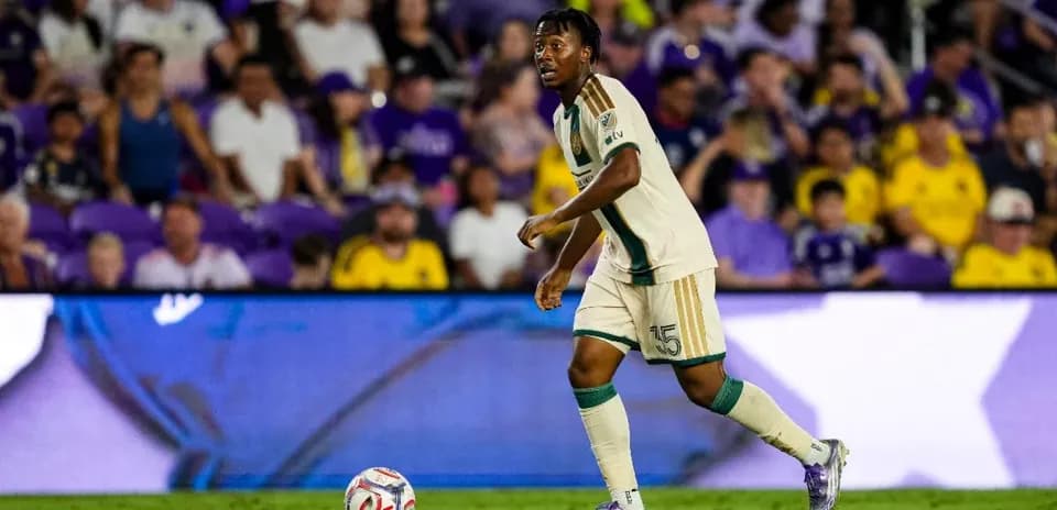 Player in action during Atlanta United match
