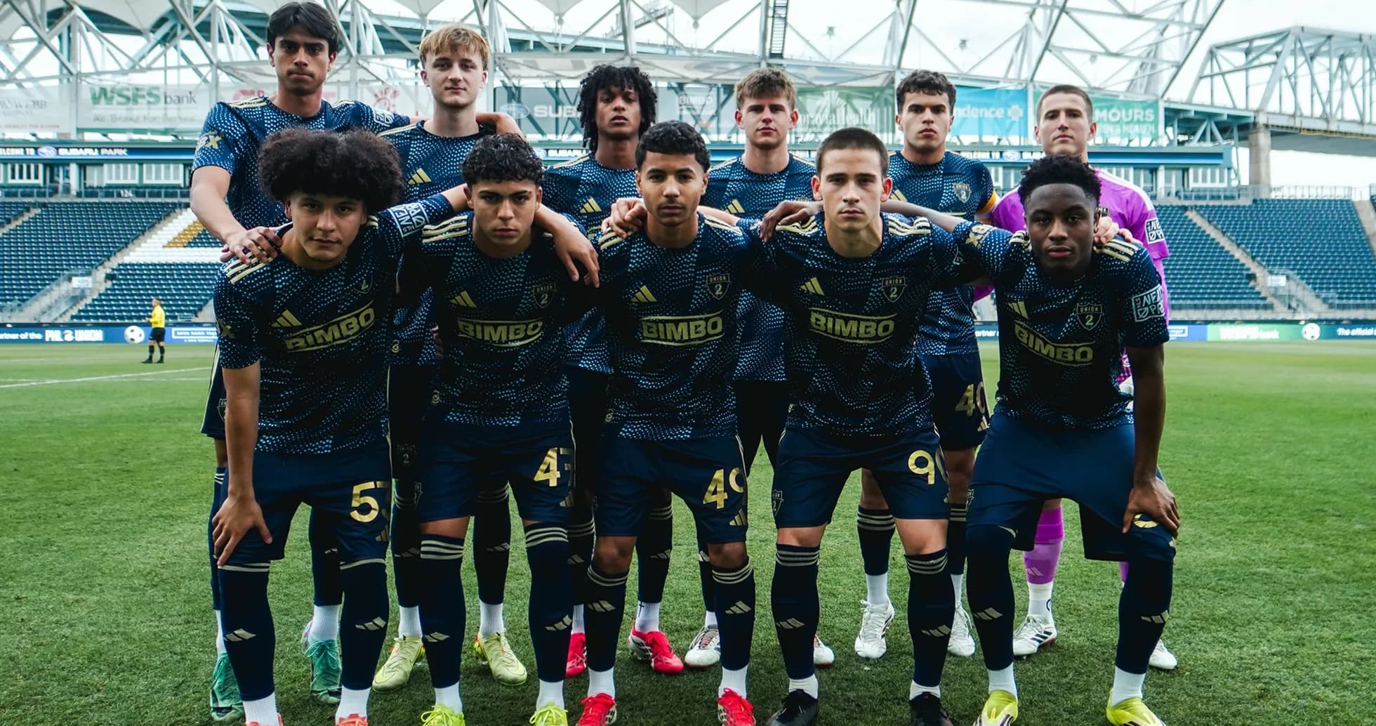 Philadelphia Union II team photo before match