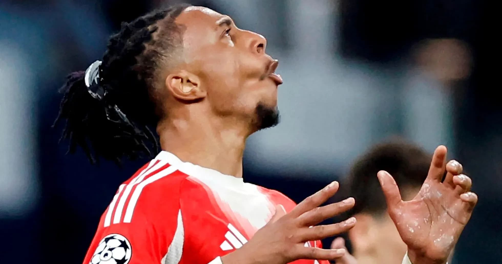 Player celebrating after scoring a goal during match