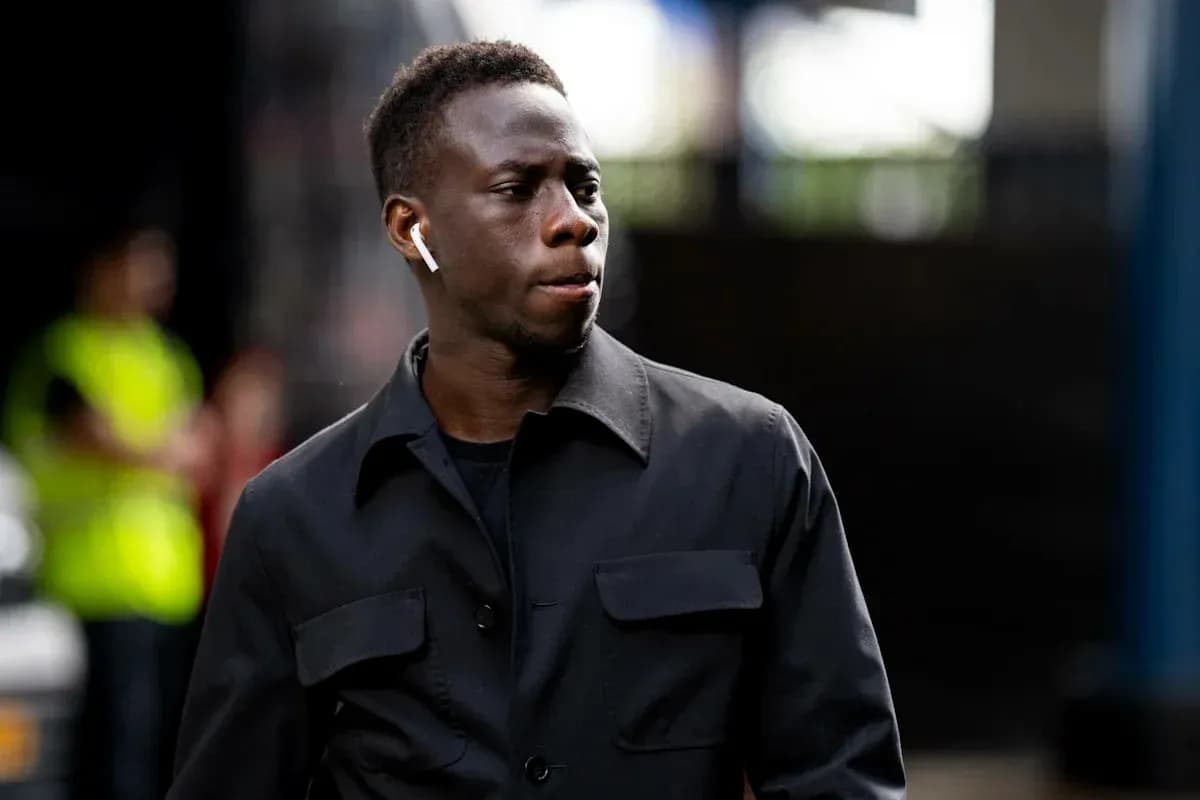 Player walking while wearing wireless earbuds
