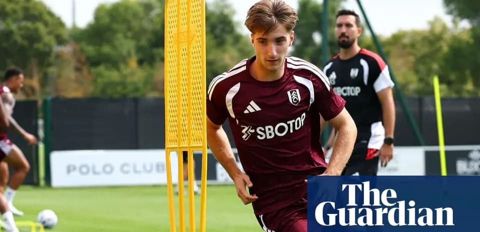 Player training at Fulham FC training ground