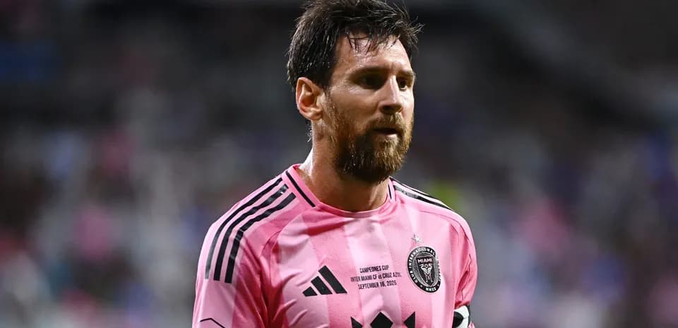 Player in pink jersey during match action