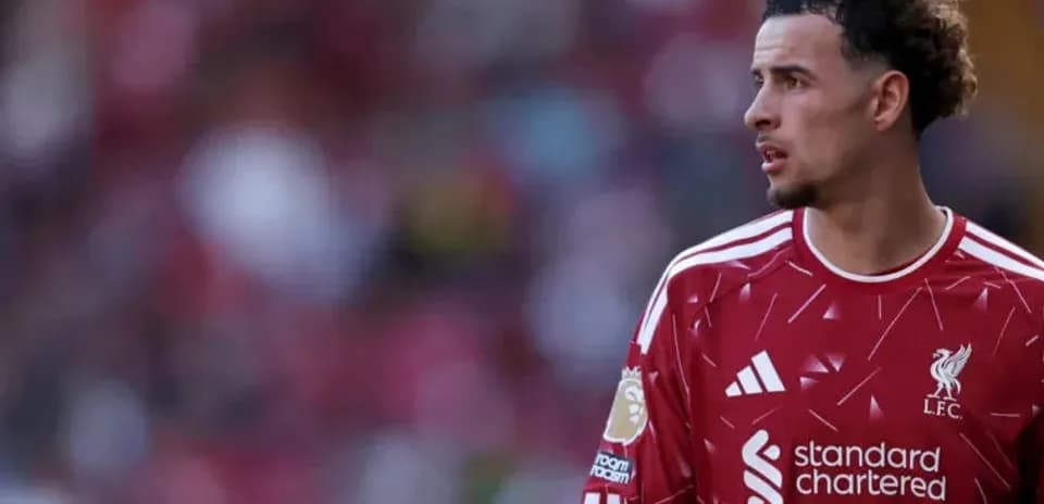 Liverpool player on the pitch during match