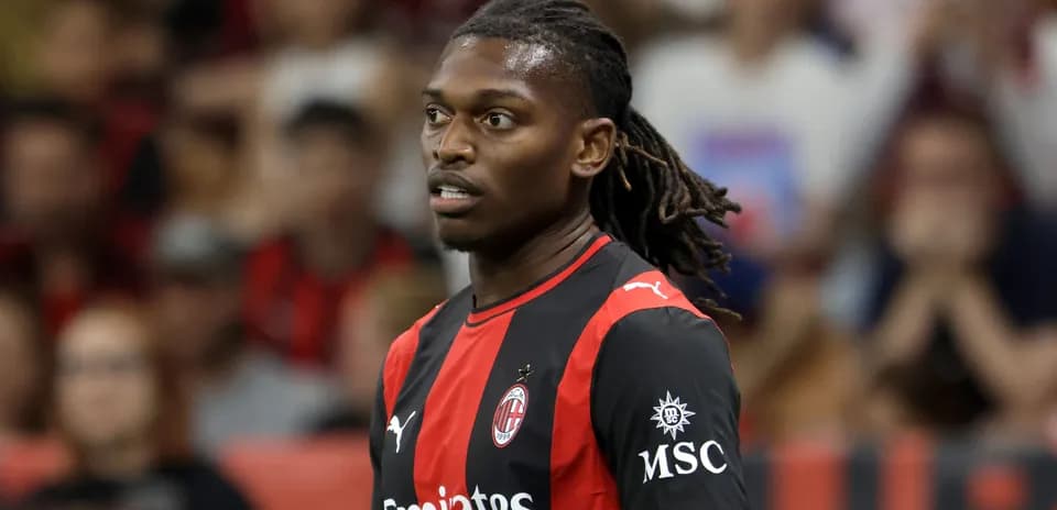 AC Milan player during match on field