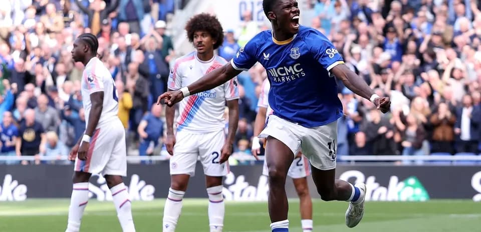 Player celebrating after scoring a goal during match