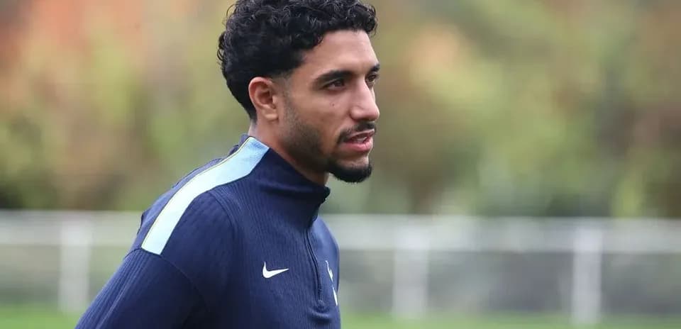 Player in training gear at practice session